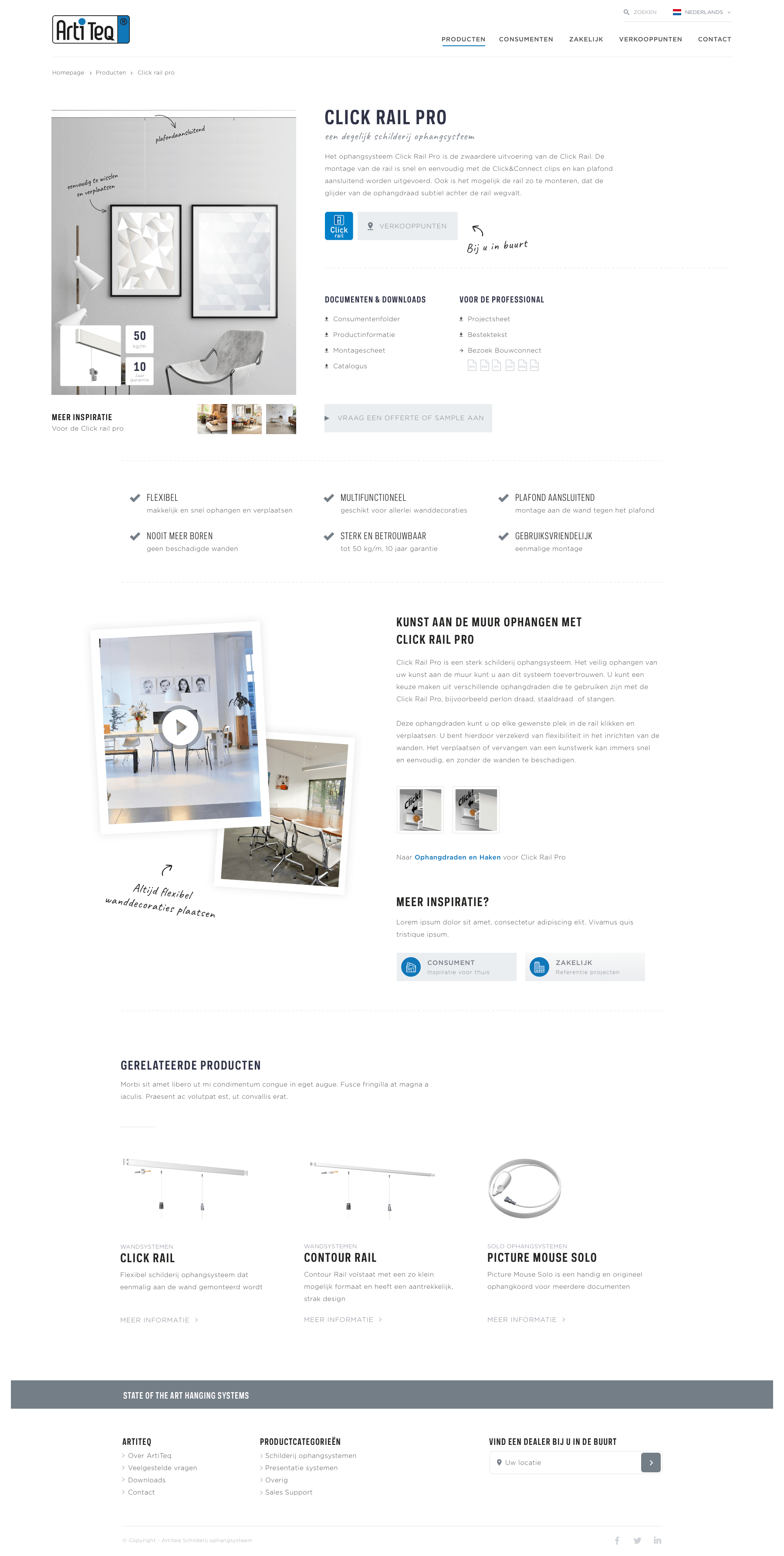 Artiteq productpage
